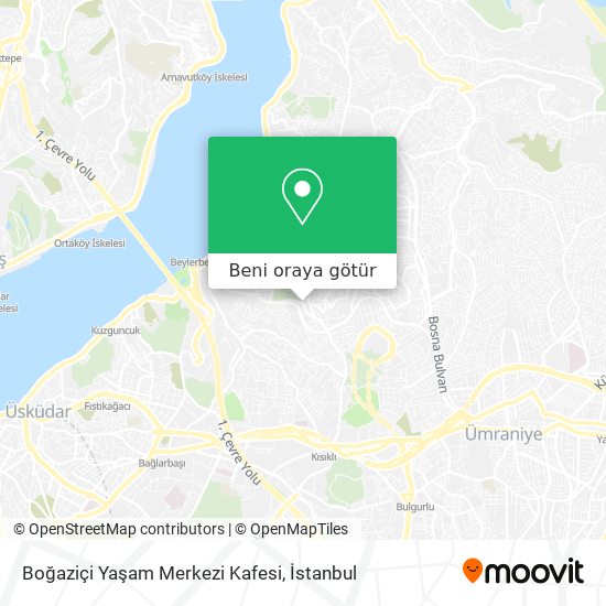 Boğaziçi Yaşam Merkezi Kafesi harita