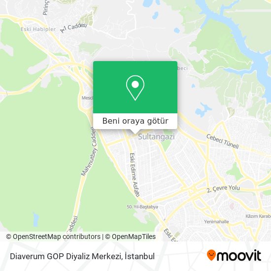 Diaverum GOP Diyaliz Merkezi harita