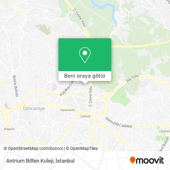 Antrium Bilfen Koleji harita