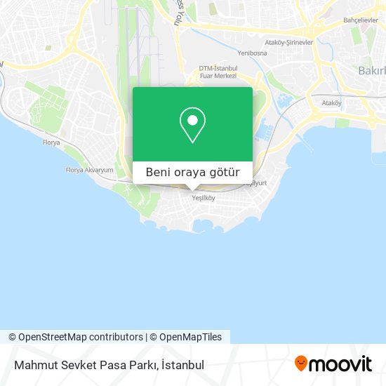 Mahmut Sevket Pasa Parkı harita