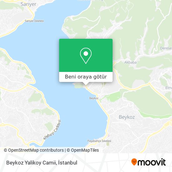 Beykoz Yalikoy Camii harita