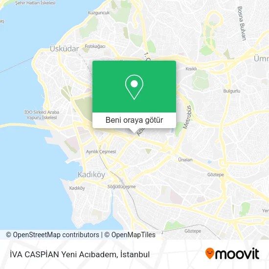 İVA CASPİAN Yeni Acıbadem harita