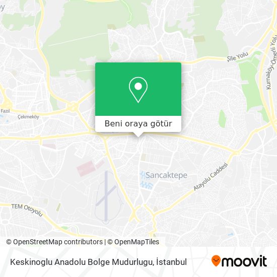 Keskinoglu Anadolu Bolge Mudurlugu harita