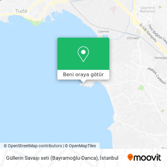 Güllerin Savaşı seti (Bayramoğlu-Darıca) harita