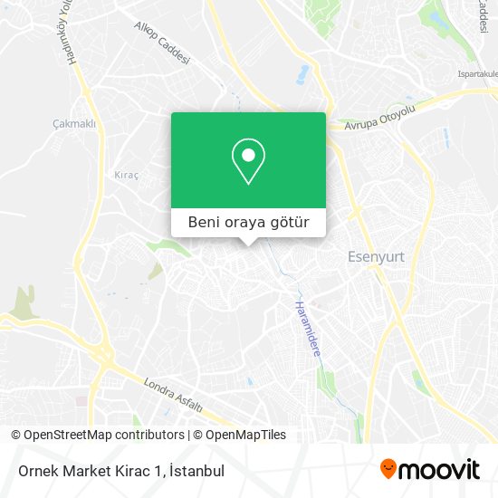 Ornek Market Kirac 1 harita