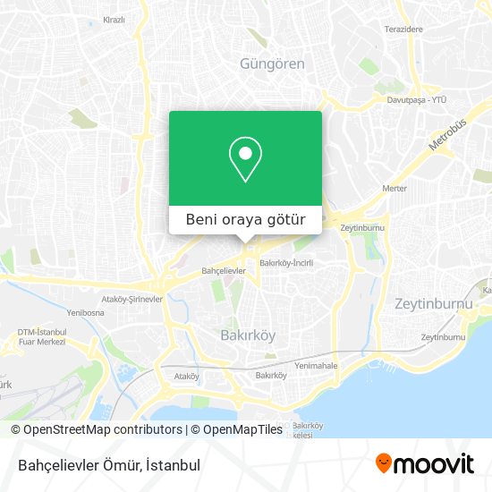 Bahçelievler Ömür harita