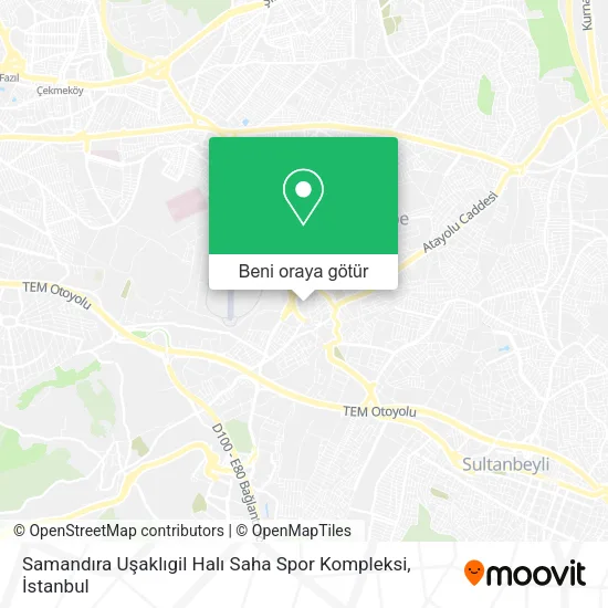Samandıra Uşaklıgil Halı Saha Spor Kompleksi harita