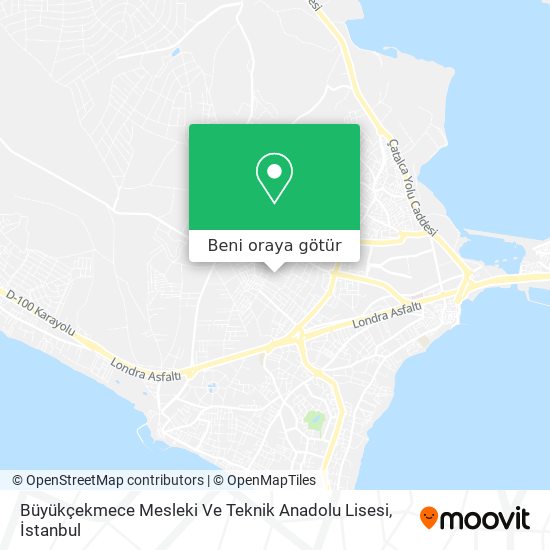 Büyükçekmece Mesleki Ve Teknik Anadolu Lisesi harita