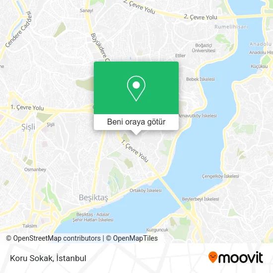 Koru Sokak harita