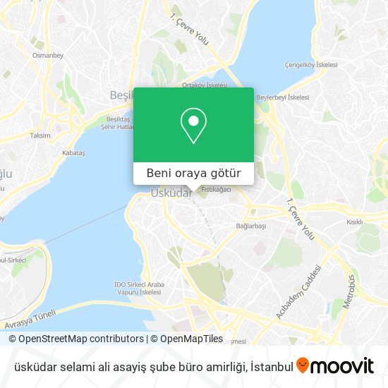 üsküdar selami ali asayiş şube büro amirliği harita