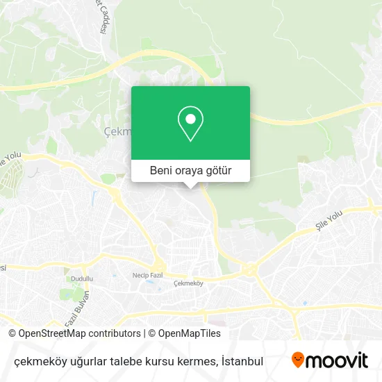 çekmeköy uğurlar talebe kursu kermes harita