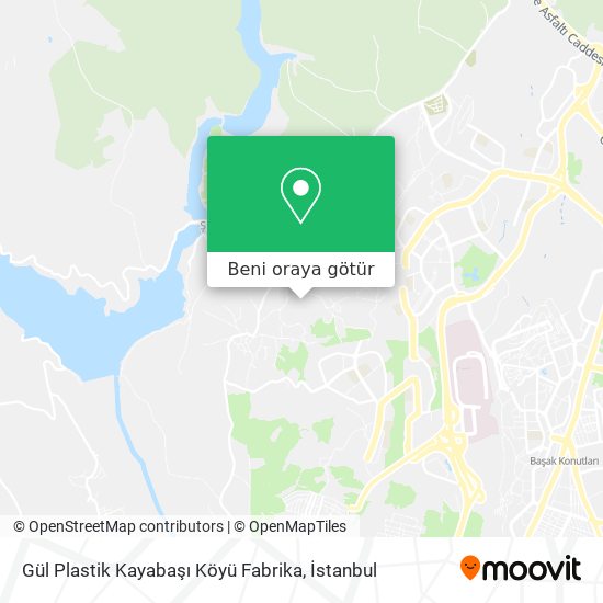 Gül Plastik Kayabaşı Köyü Fabrika harita