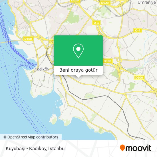 Kuyubaşı - Kadıköy harita