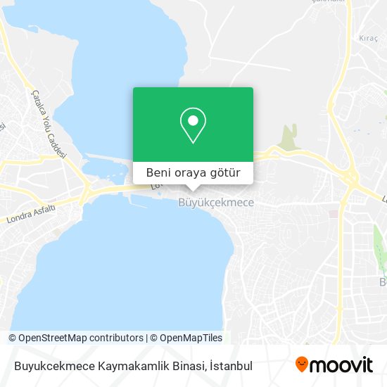 Buyukcekmece Kaymakamlik Binasi harita