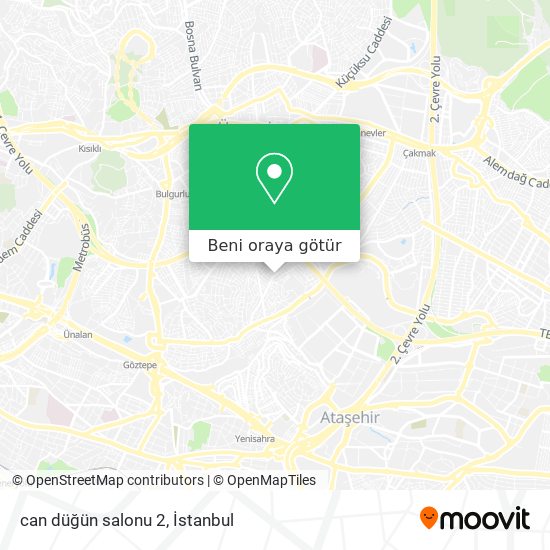 can düğün salonu 2 harita
