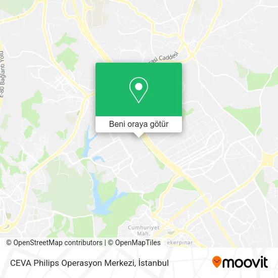 CEVA Philips Operasyon Merkezi harita