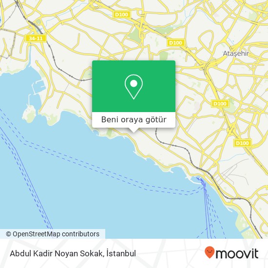Abdul Kadir Noyan Sokak harita