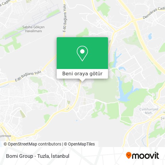 Bomi Group - Tuzla harita