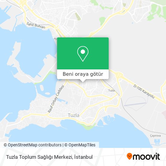 Tuzla Toplum Sağlığı Merkezi harita