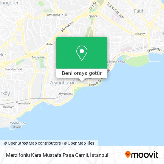 Merzifonlu Kara Mustafa Paşa Camii harita
