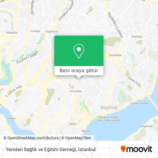 Yeniden Sağlık ve Eğitim Derneği harita