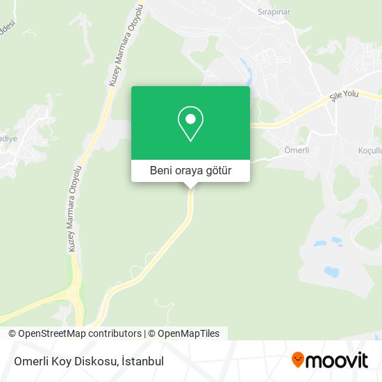 Omerli Koy Diskosu harita