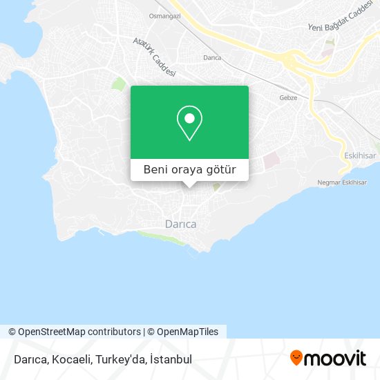 Darıca, Kocaeli, Turkey'da harita