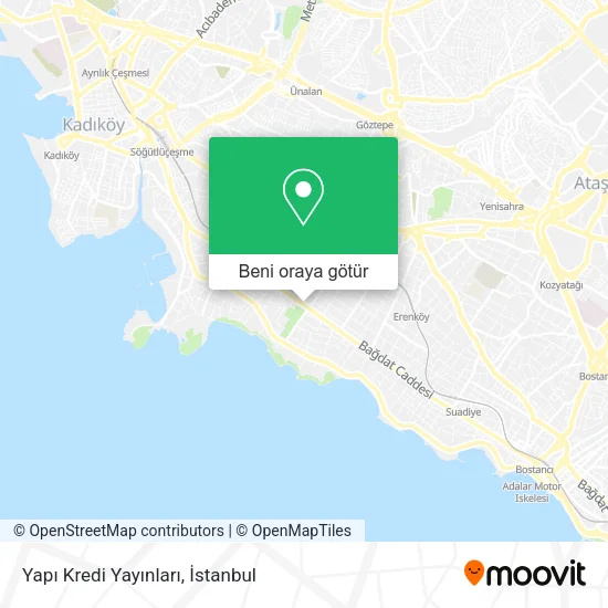 Yapı Kredi Yayınları harita