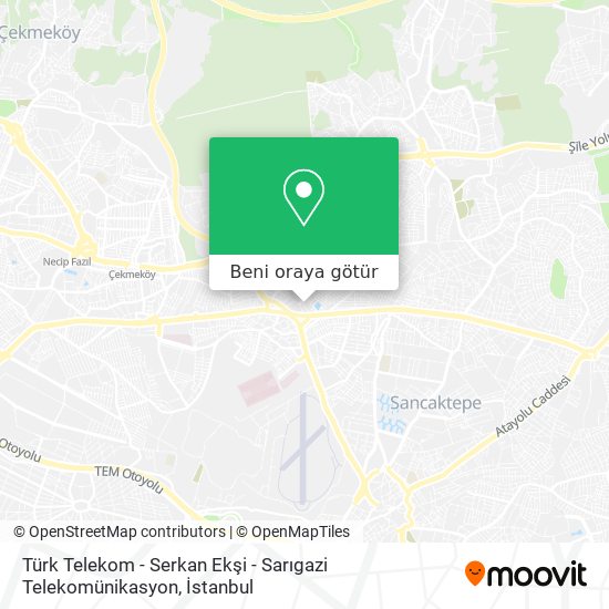 Türk Telekom - Serkan Ekşi - Sarıgazi Telekomünikasyon harita