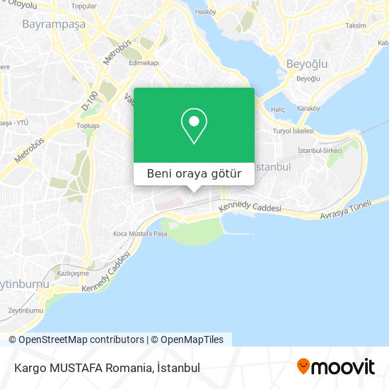 Kargo MUSTAFA Romania harita