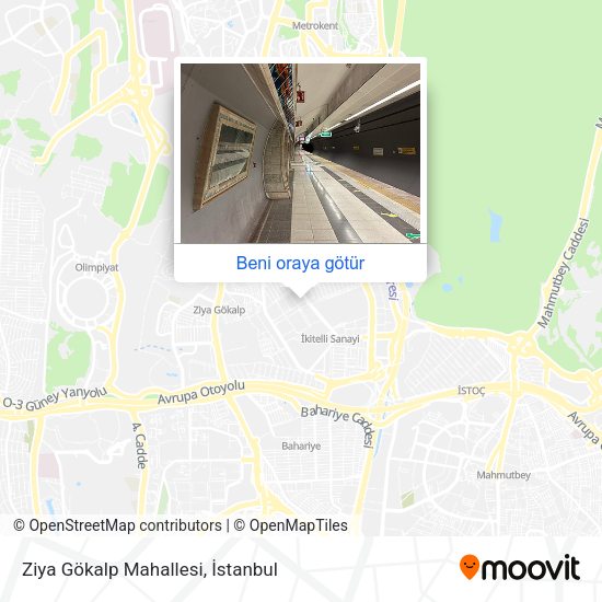 Ziya Gökalp Mahallesi harita