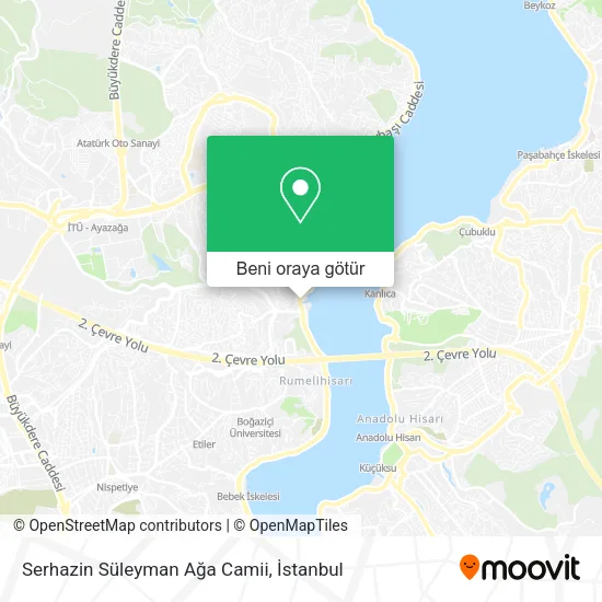 Serhazin Süleyman Ağa Camii harita