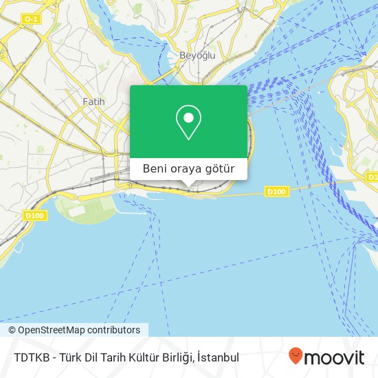 TDTKB - Türk Dil Tarih Kültür Birliği harita