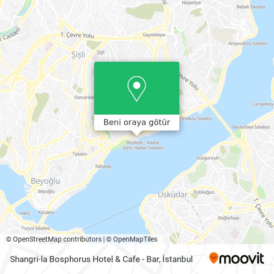 Shangri-la Bosphorus Hotel & Cafe - Bar harita