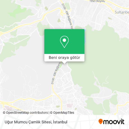 Uğur Mumcu Çamlık Sitesi harita