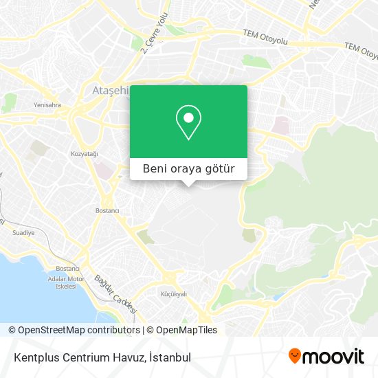 Kentplus Centrium Havuz harita