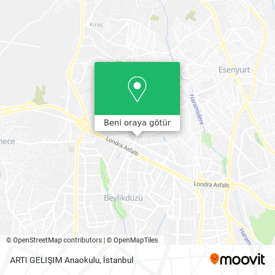 ARTI GELIŞIM  Anaokulu harita