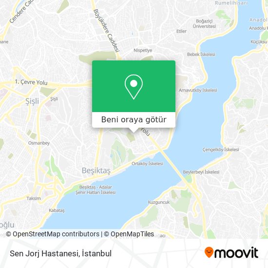 Sen Jorj Hastanesi harita