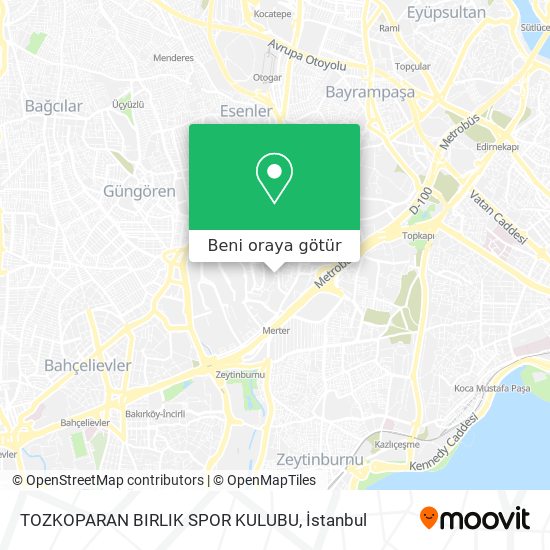 TOZKOPARAN BIRLIK SPOR KULUBU harita