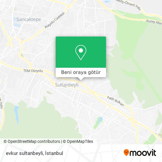 evkur sultanbeyli harita