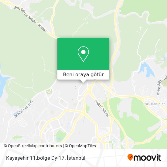 Kayaşehir 11.bölge Dy-17 harita