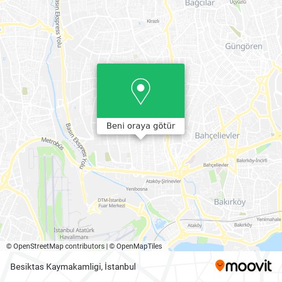 Besiktas Kaymakamligi harita