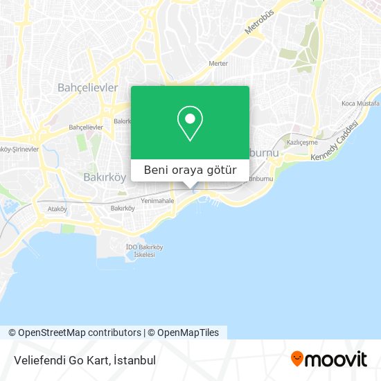 Veliefendi Go Kart harita