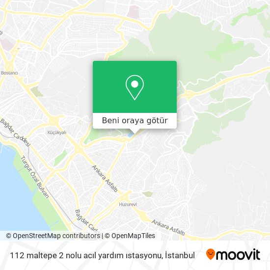 112 maltepe 2 nolu acıl yardım ıstasyonu harita