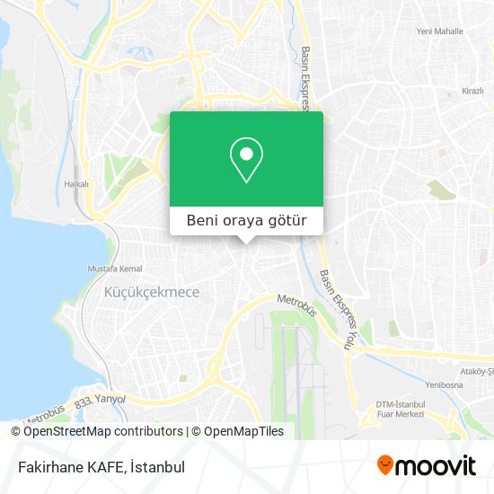 Fakirhane KAFE harita