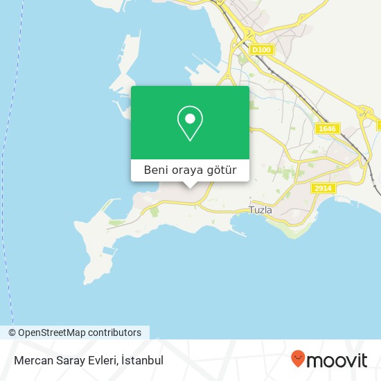Mercan Saray Evleri harita