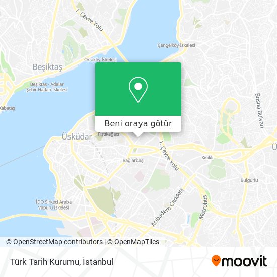 Türk Tarih Kurumu harita