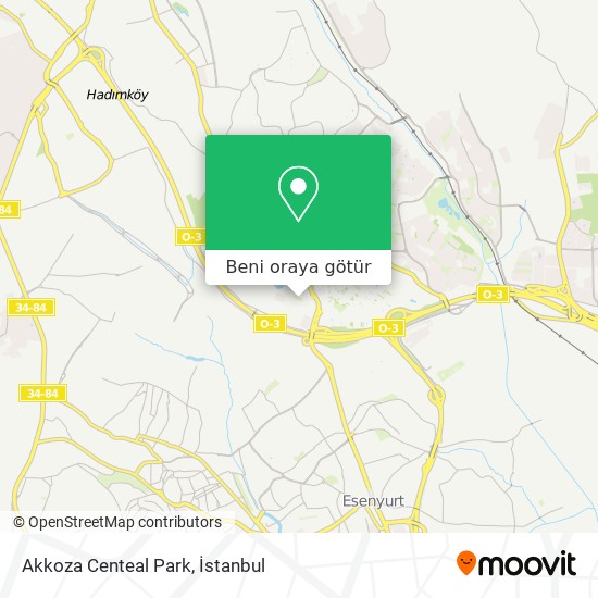Akkoza Centeal Park harita