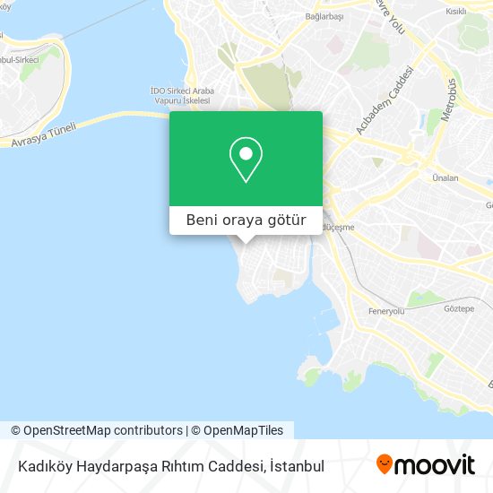 Kadıköy Haydarpaşa Rıhtım Caddesi harita
