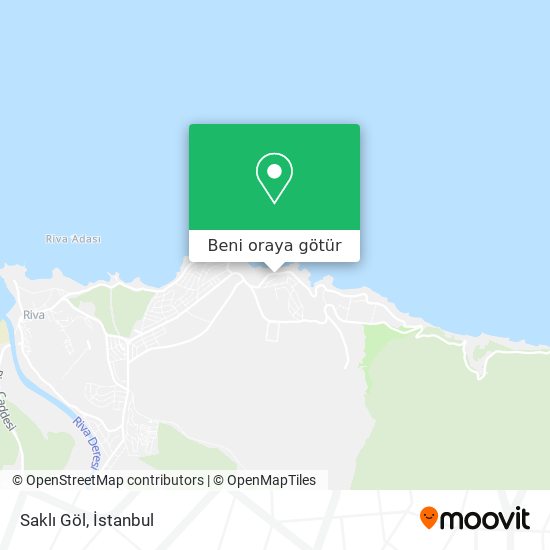 Saklı Göl harita
